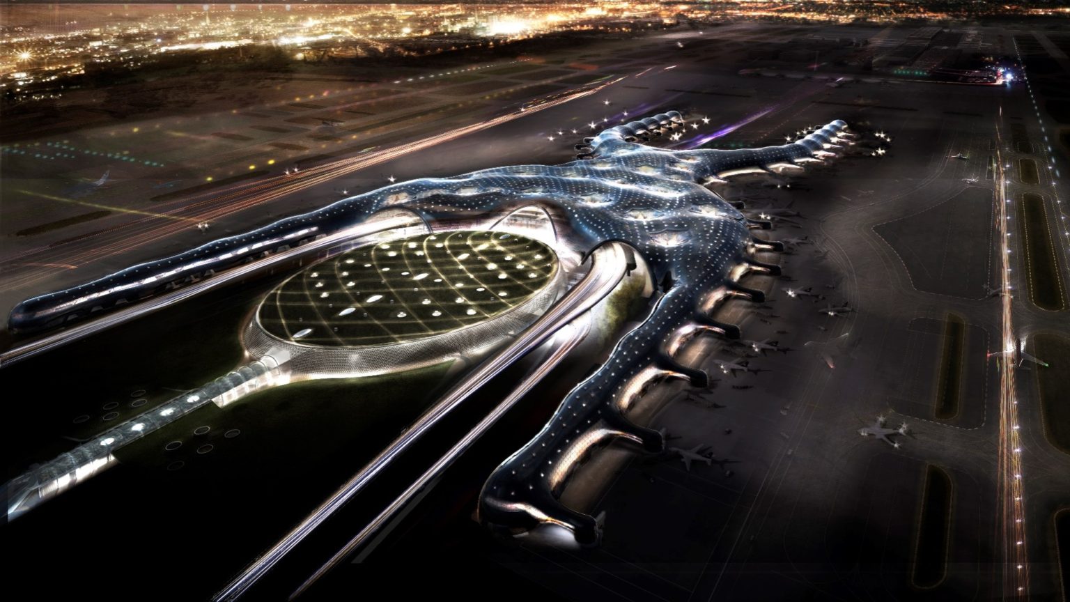 NAICM Mexico City Airport — federated BIM model by ConstruBIM